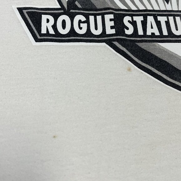 Rogue Status T Shirt Mens Large Short Sleeve Y2k White R4 - Picture 8 of 13